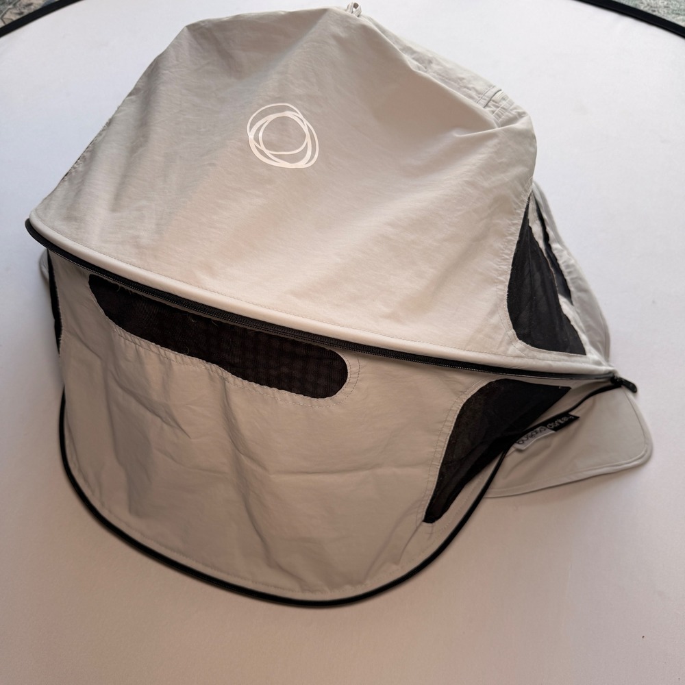 Bugaboo Donkey 2 Canopy Breezy Sun Misty Grey UPF 50+ Mesh Stroller Accessory